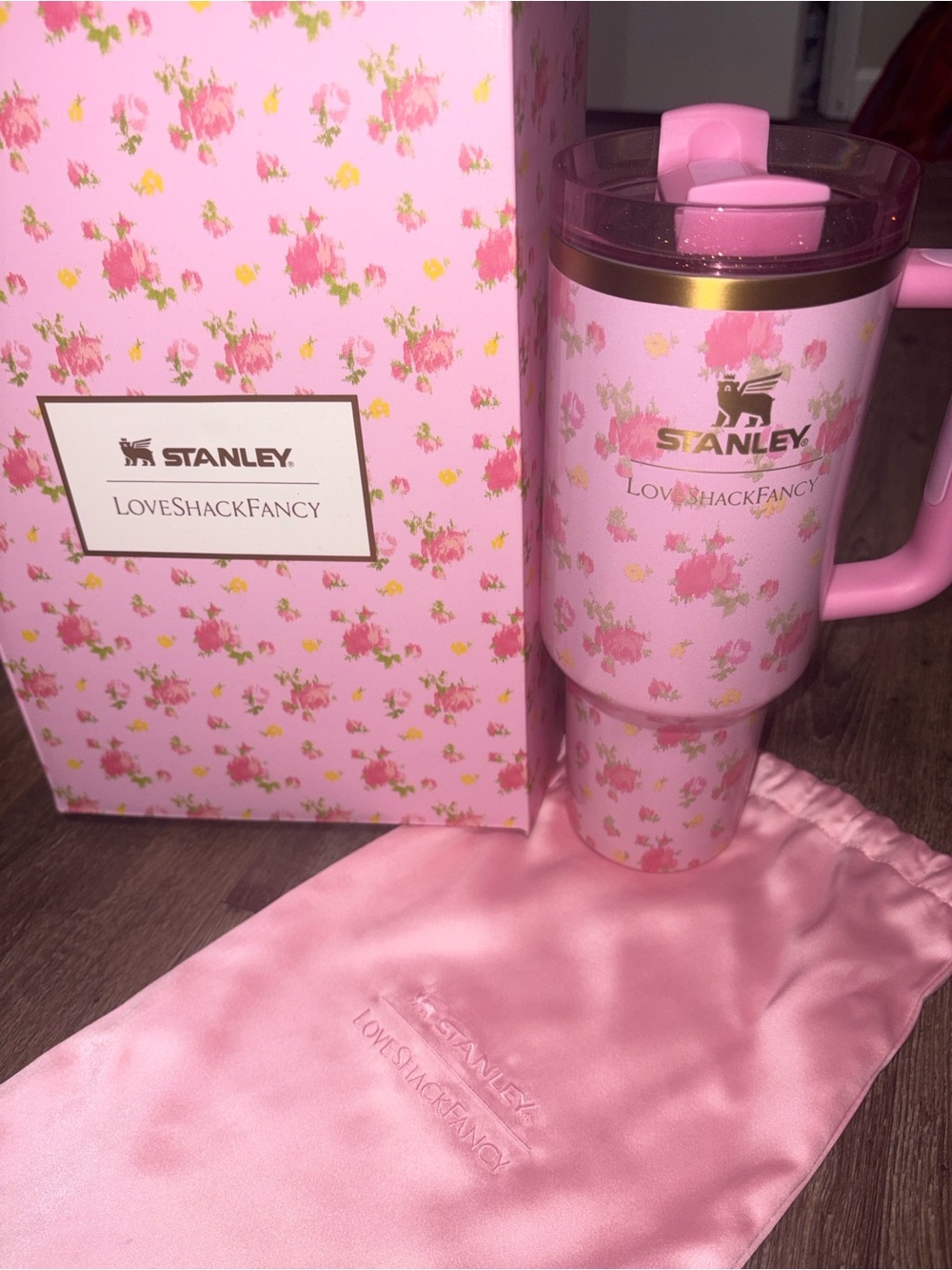 Brand new STANLEY x LOVESHACKFANCY with gift box & dust bag included